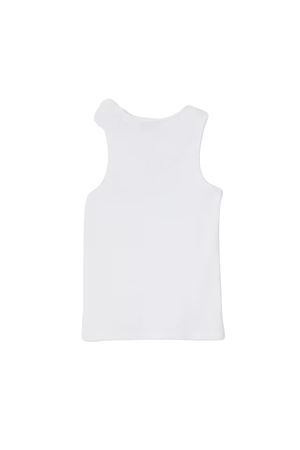 canotta in cotone bianco GUCCI KIDS | 808717XJG0X9214